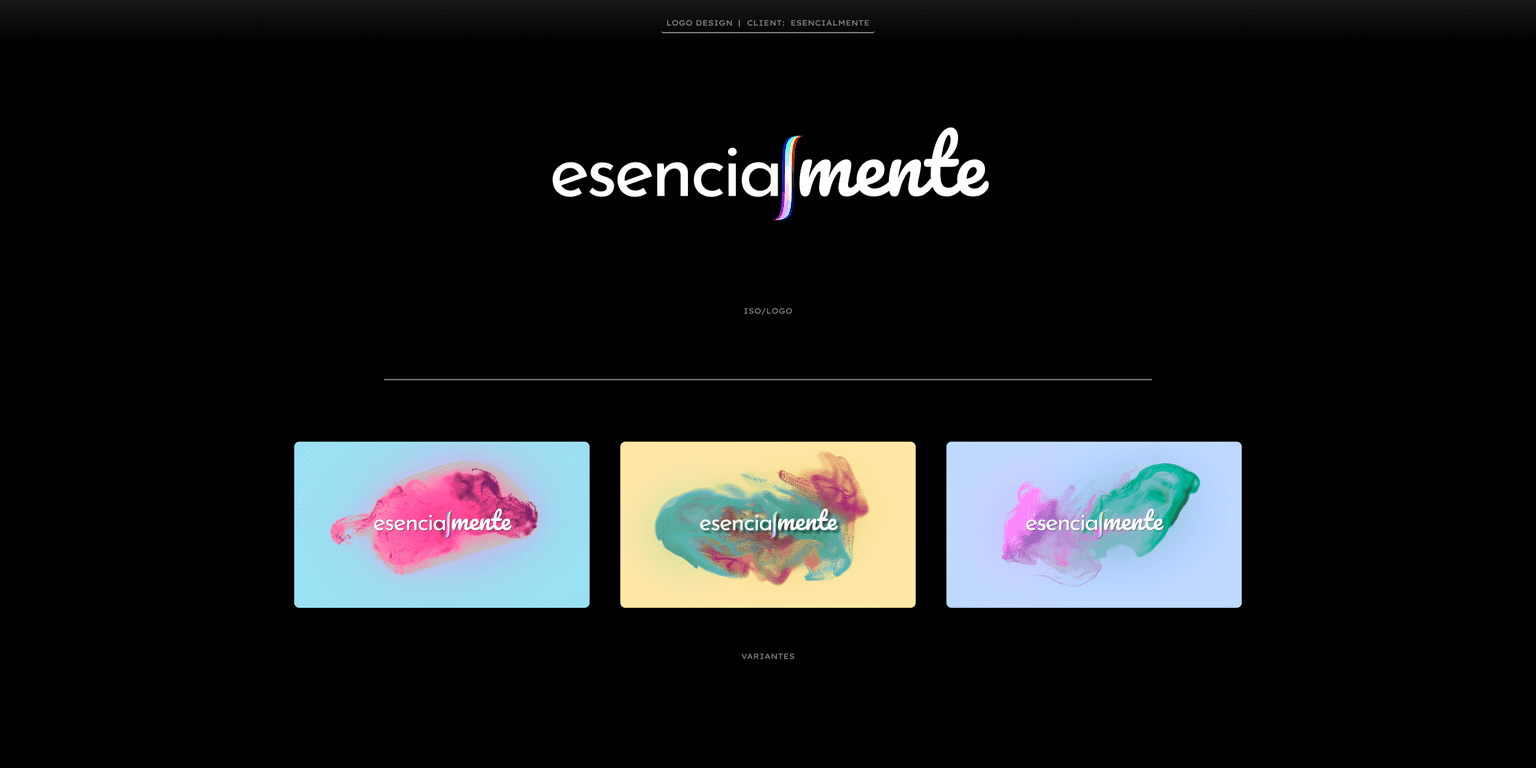 Esencialmente - Logo y motion graphics