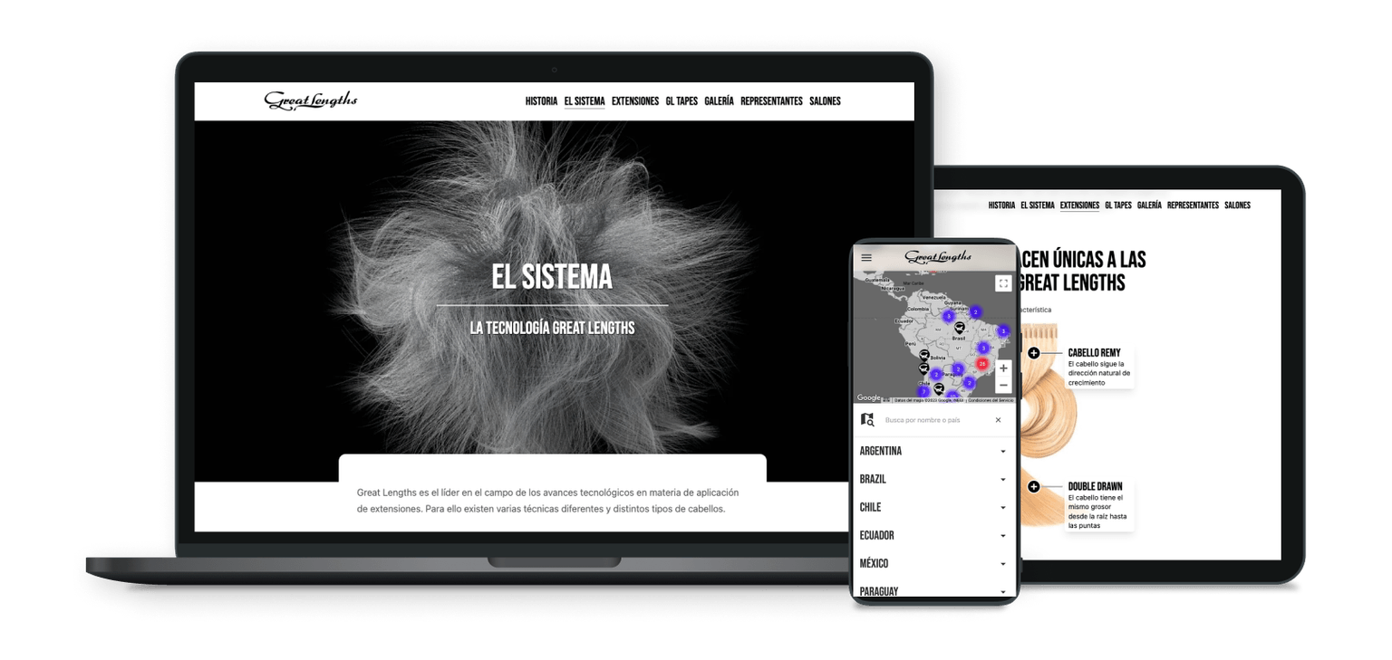 Great Lengths - Web Design & Development
